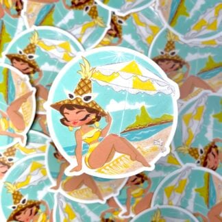 Pineapple Paradise Vinyl Sticker