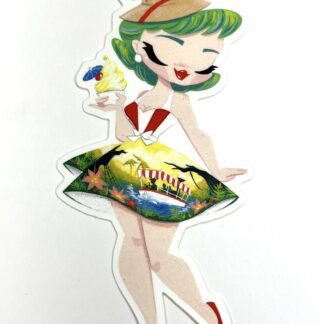 Jungle Adventuress Sticker (alternate version)