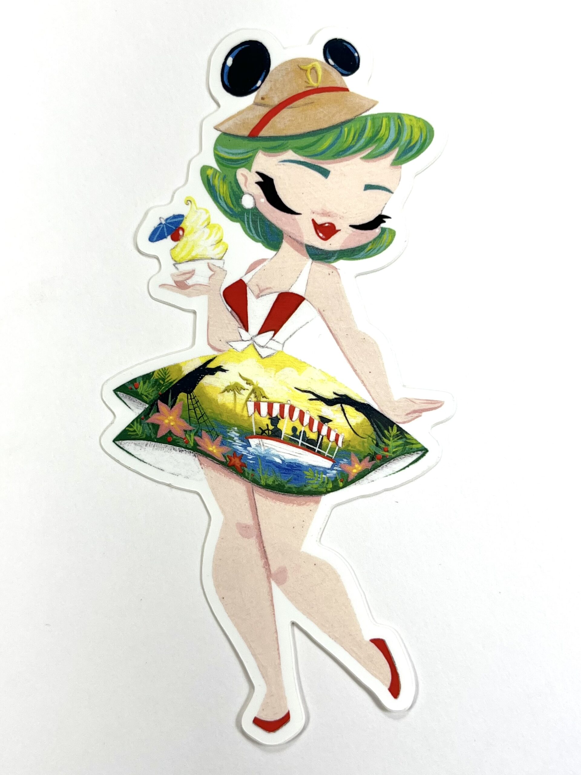 Jungle Adventuress Sticker (alternate version)